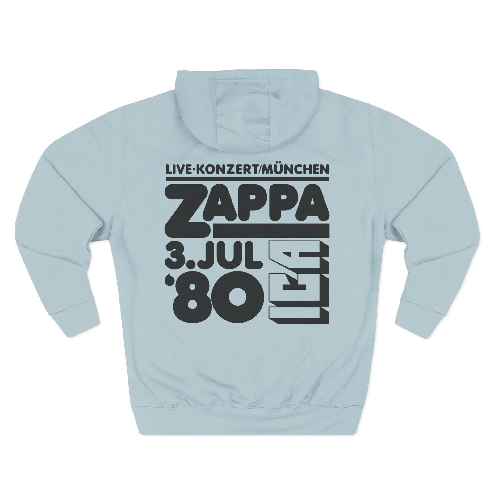 Frank Zappa 80 Munich Three-Panel Fleece Hoodie