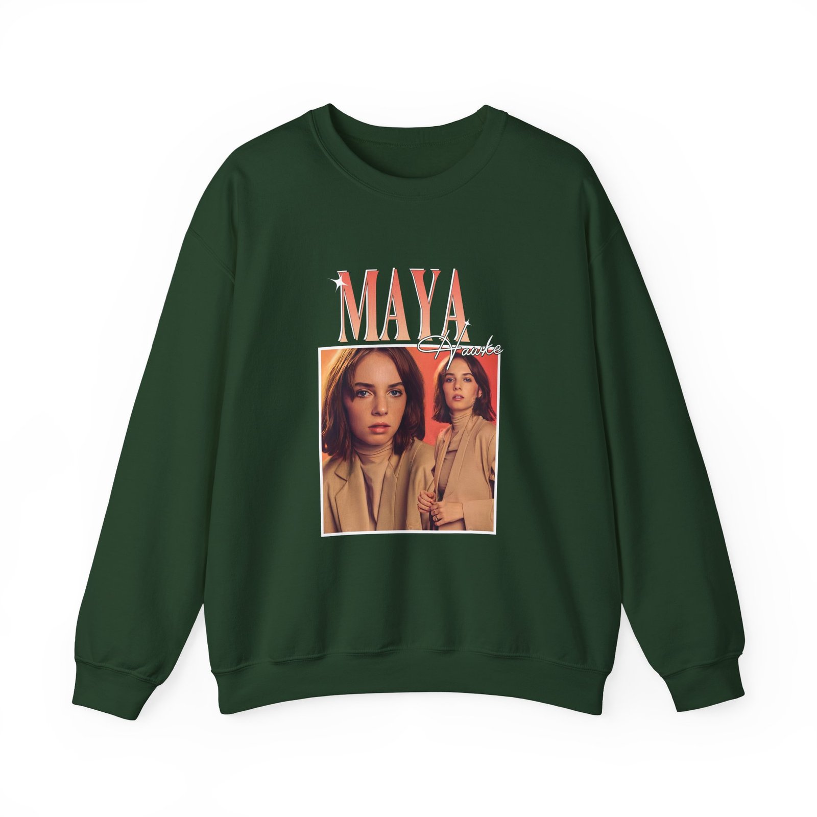 Maya Hawke Unisex Heavy Blend™ Crewneck Sweatshirt