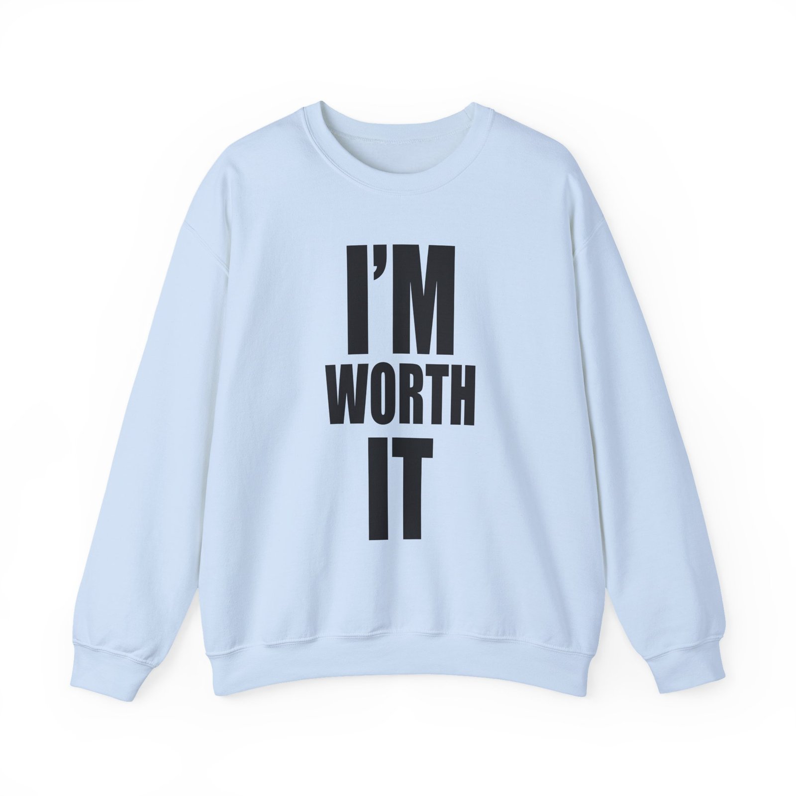 Elle Fanning I'm Worth It Unisex Heavy Blend™ Crewneck Sweatshirt