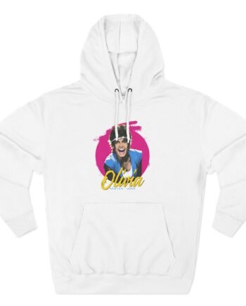 Olivia Newton John  Retro Physical Muscle Three-Panel Fleece Hoodie
