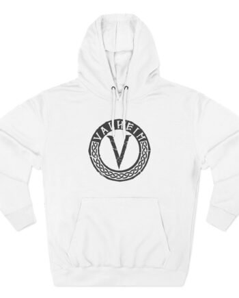 Valheim Emblem Three-Panel Fleece Hoodie