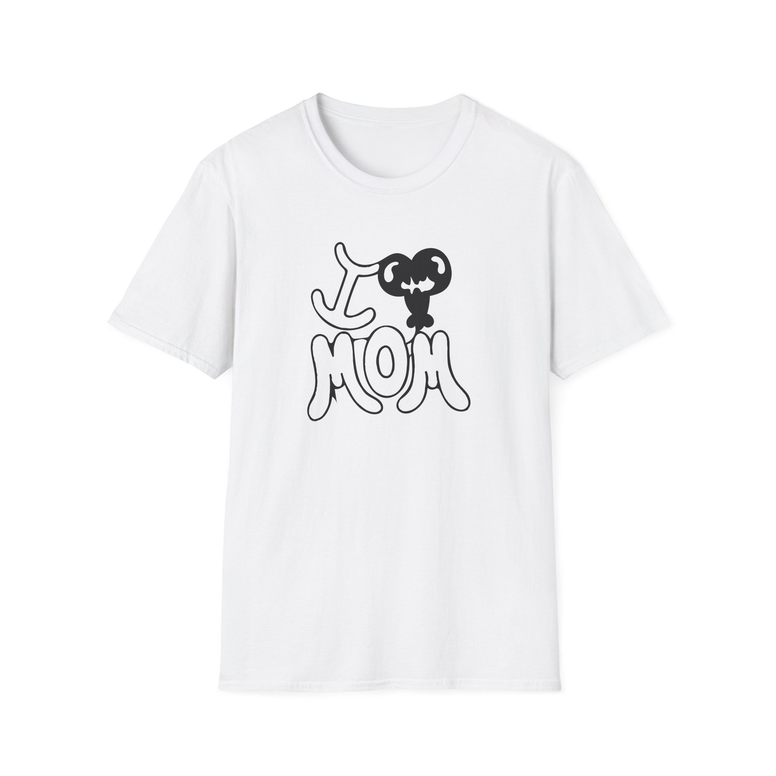 Russ I Love Mom Unisex Softstyle T-Shirt