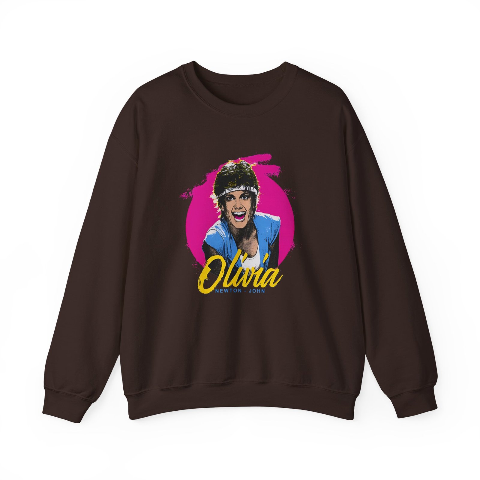 Olivia Newton John Retro Physical Muscle Unisex Heavy Blend™ Crewneck Sweatshirt