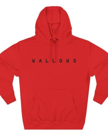Wallows Logo Three-Panel Fleece Hoodie