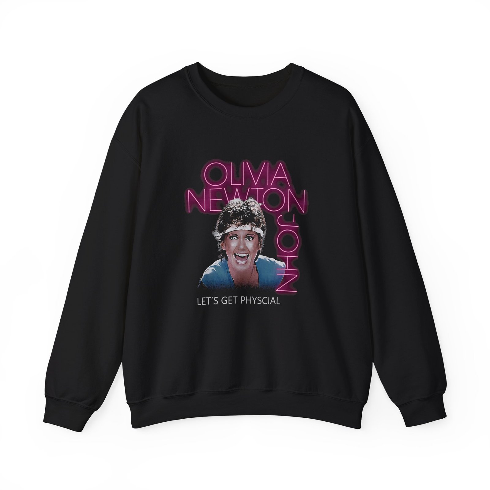 Olivia Newton John Neon Nights Unisex Heavy Blend™ Crewneck Sweatshirt