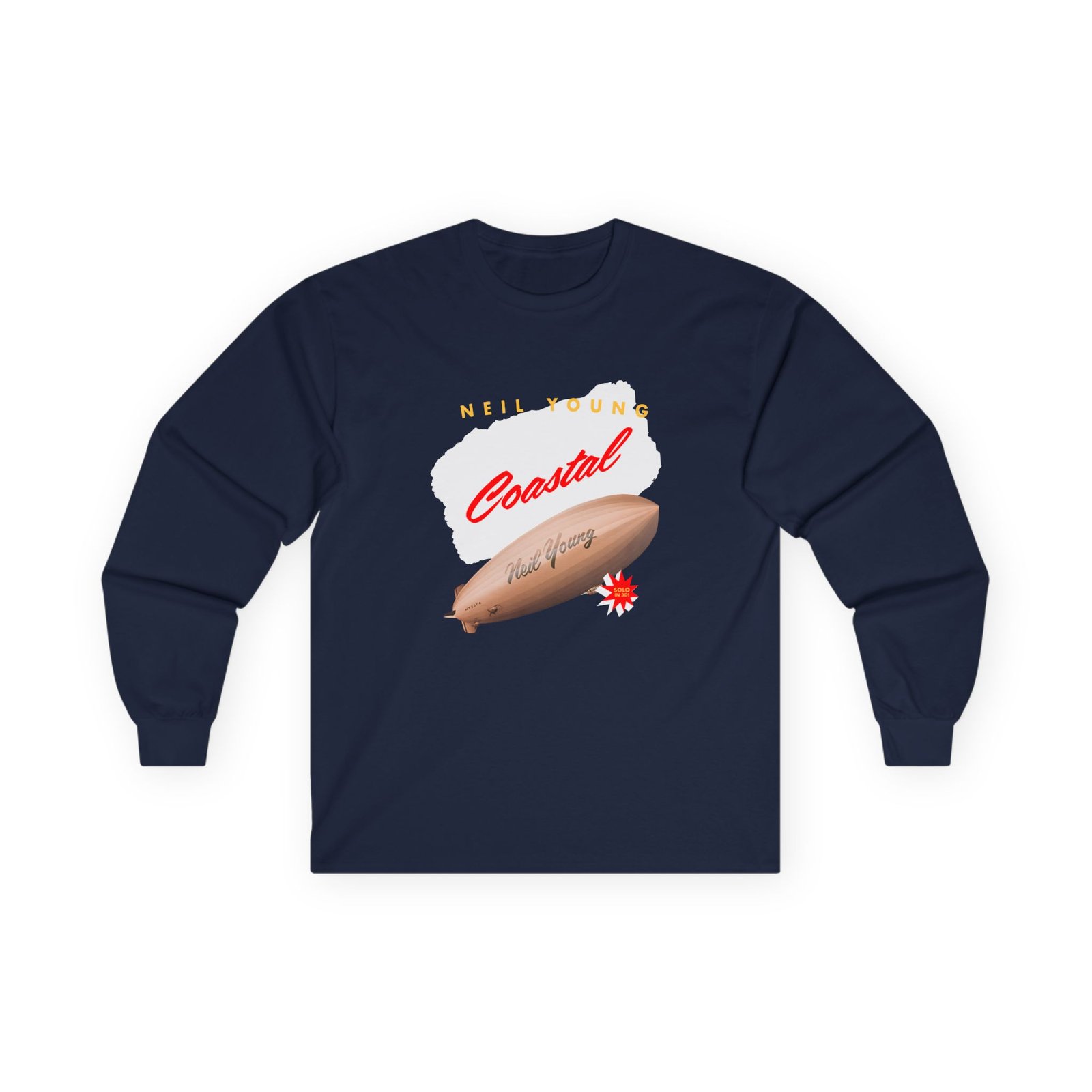 Neil Young Vintage Blimp Unisex Ultra Cotton Long Sleeve Tee