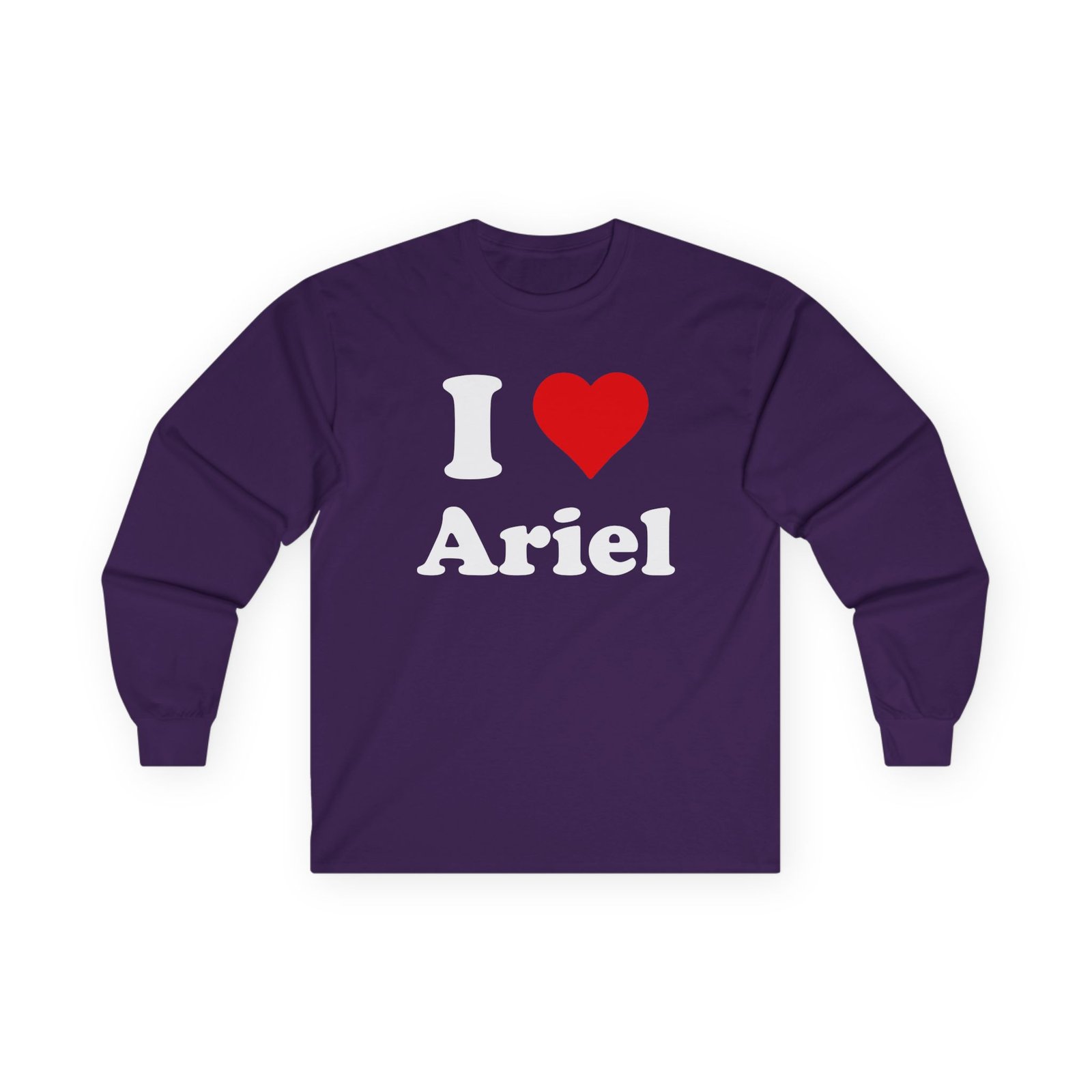 Baby Ariel I Love Ariel Unisex Ultra Cotton Long Sleeve Tee