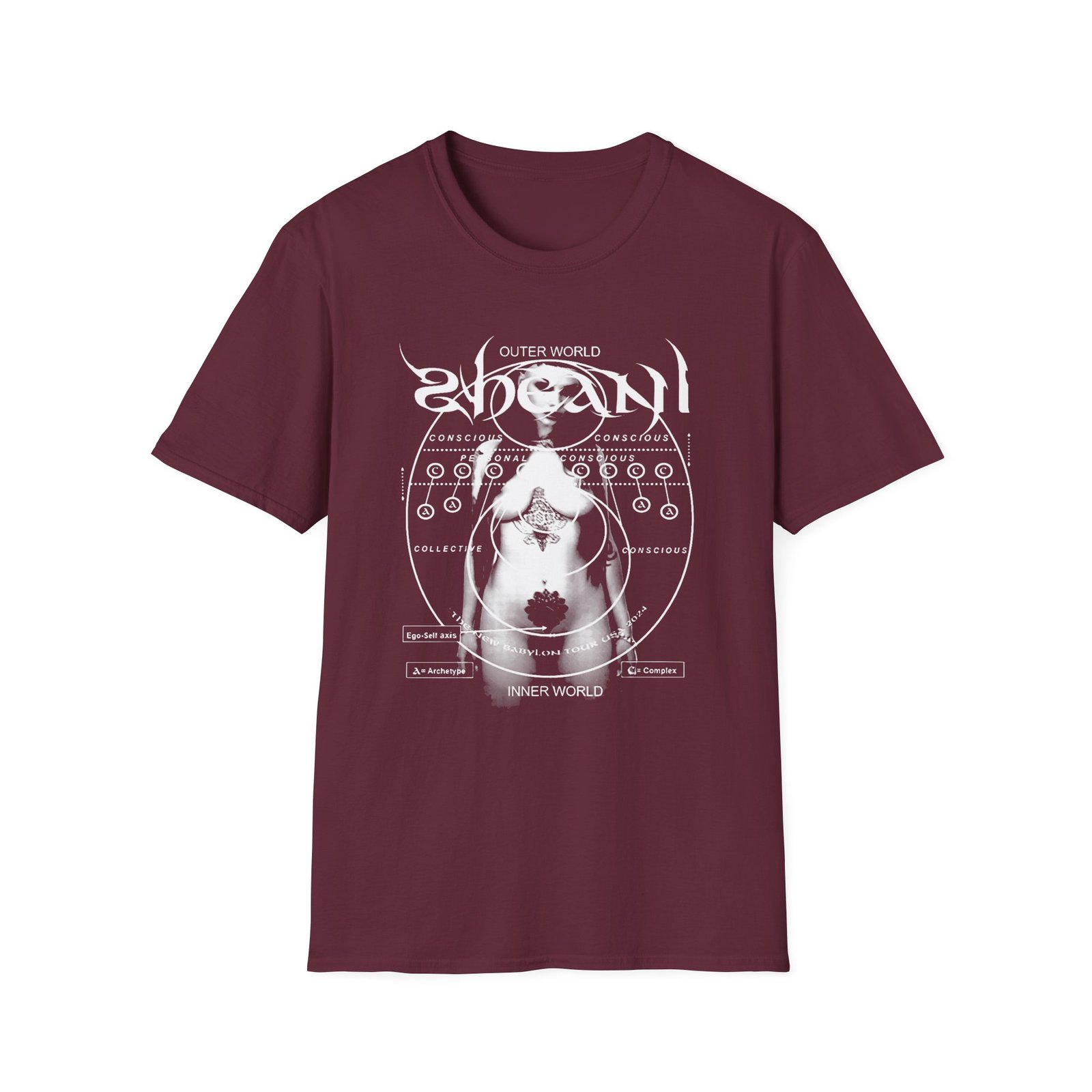Zheani Body Tour Dates Unisex Softstyle T-Shirt