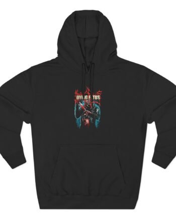 Dying Fetus Halloween Head Three-Panel Fleece Hoodie