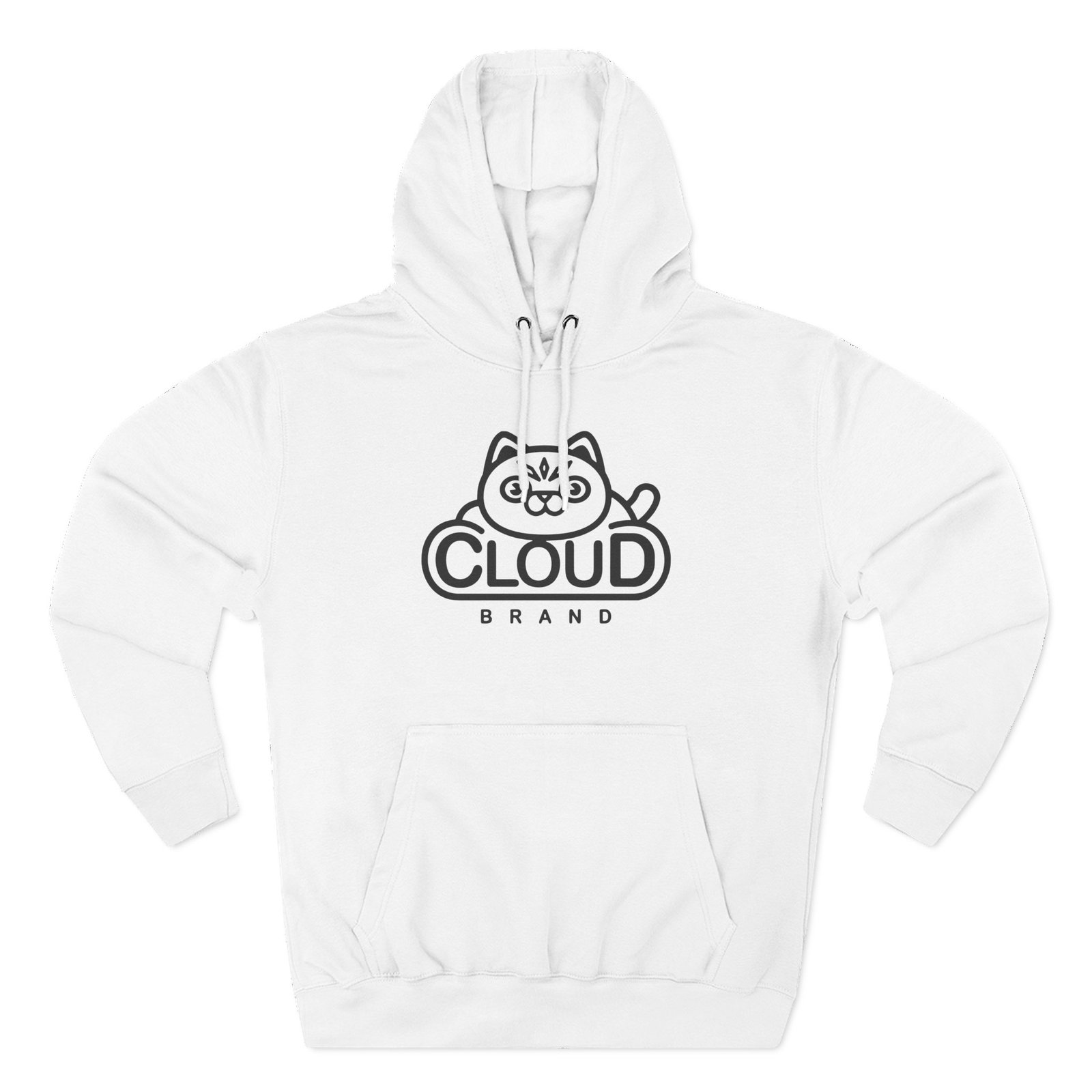 Popularmmos Three-Panel Fleece Hoodie