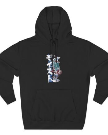 Moistcr1tikal Anime Three-Panel Fleece Hoodie