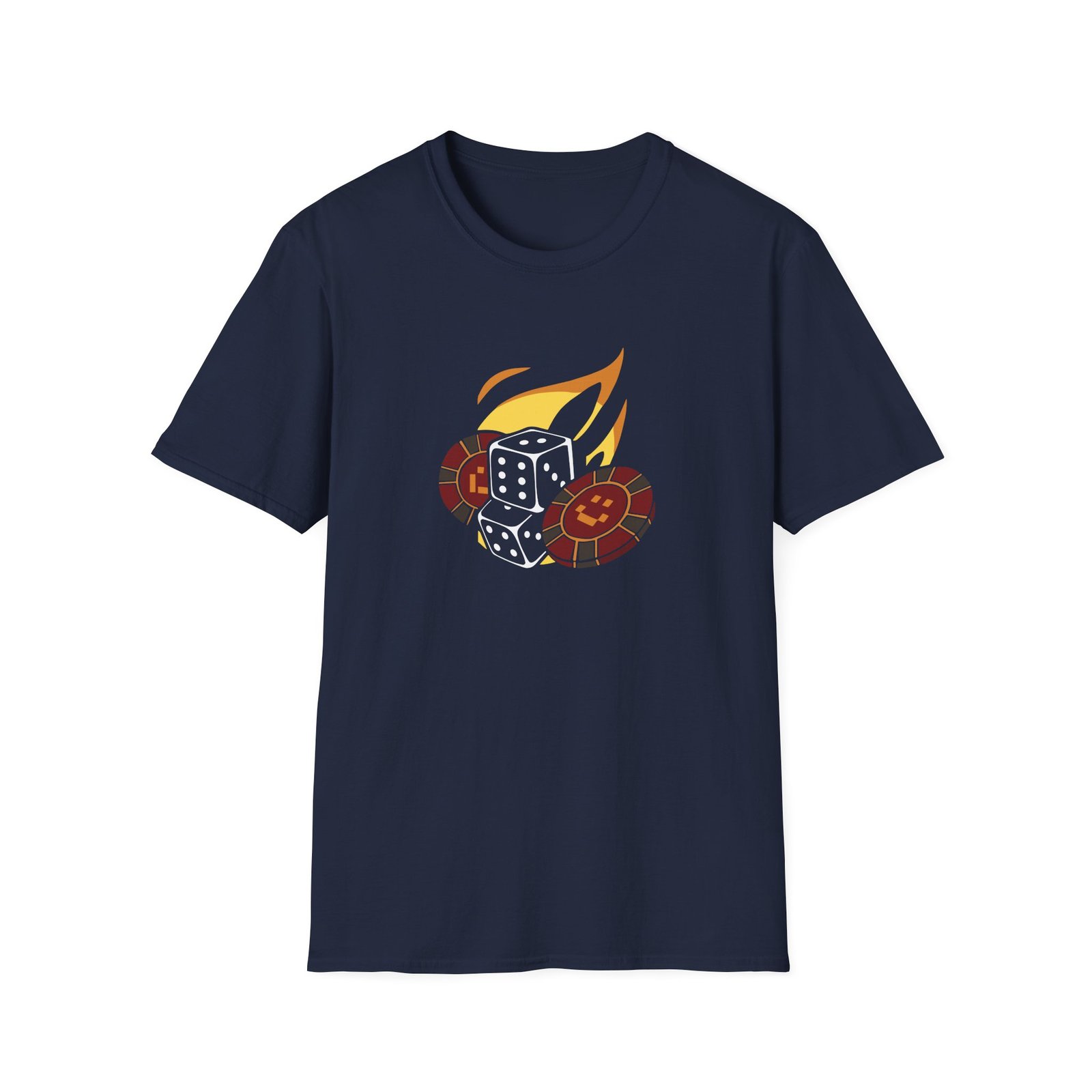 Quackity Lnvi Las Nevadas Fire Unisex Softstyle T-Shirt