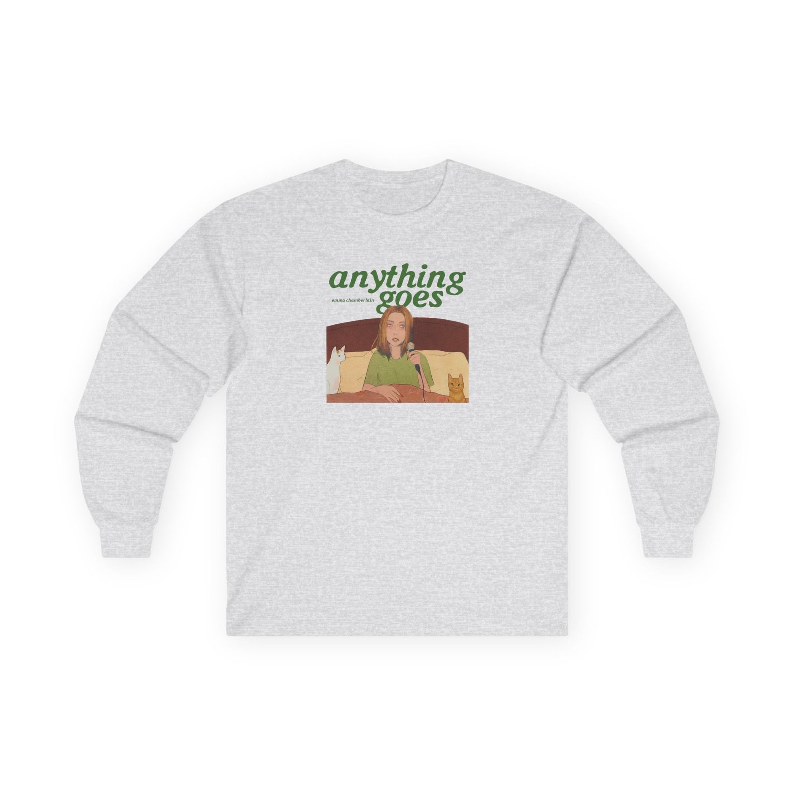 Emma Chamberlain Anything Goes Unisex Ultra Cotton Long Sleeve Tee