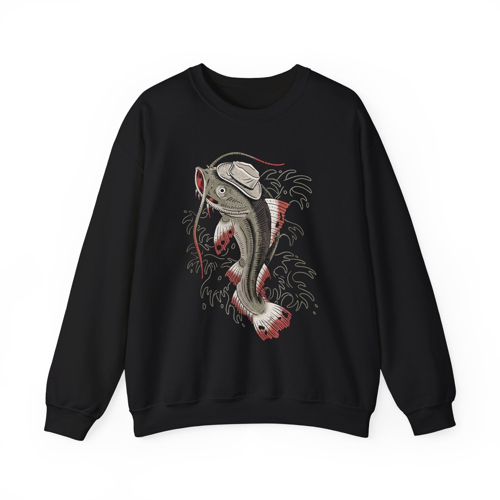 Hunt Show Down Hatfish Unisex Heavy Blend™ Crewneck Sweatshirt