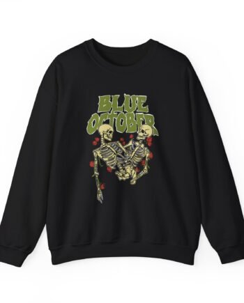 Blue October Skeleton Buddies Unisex Heavy Blend™ Crewneck Sweatshirt