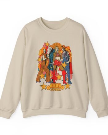 ABBA Illustration Natural Unisex Heavy Blend™ Crewneck Sweatshirt