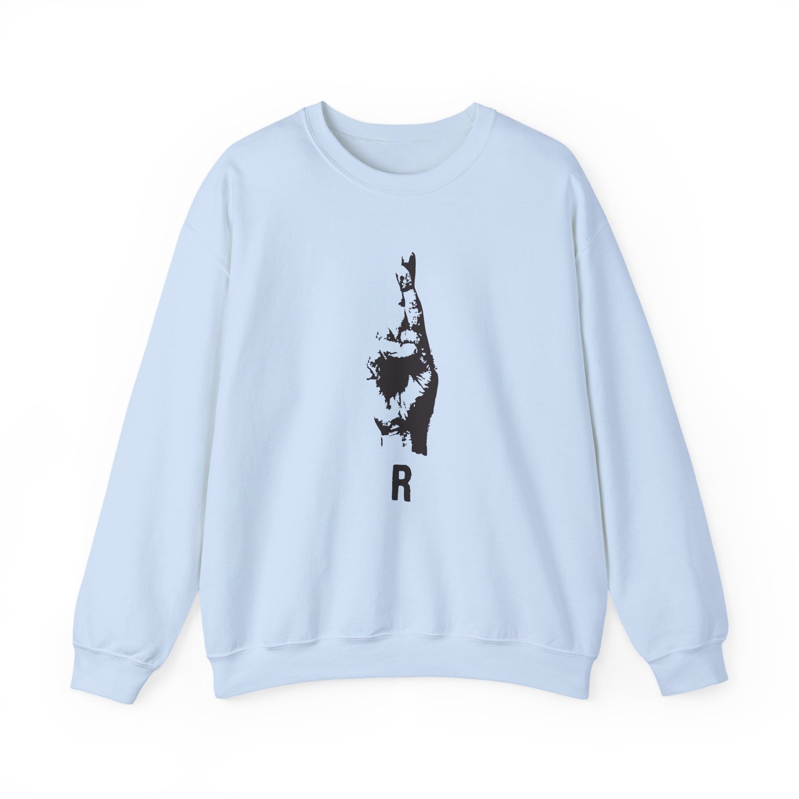 Russ Hand Sign Unisex Heavy Blend™ Crewneck Sweatshirt