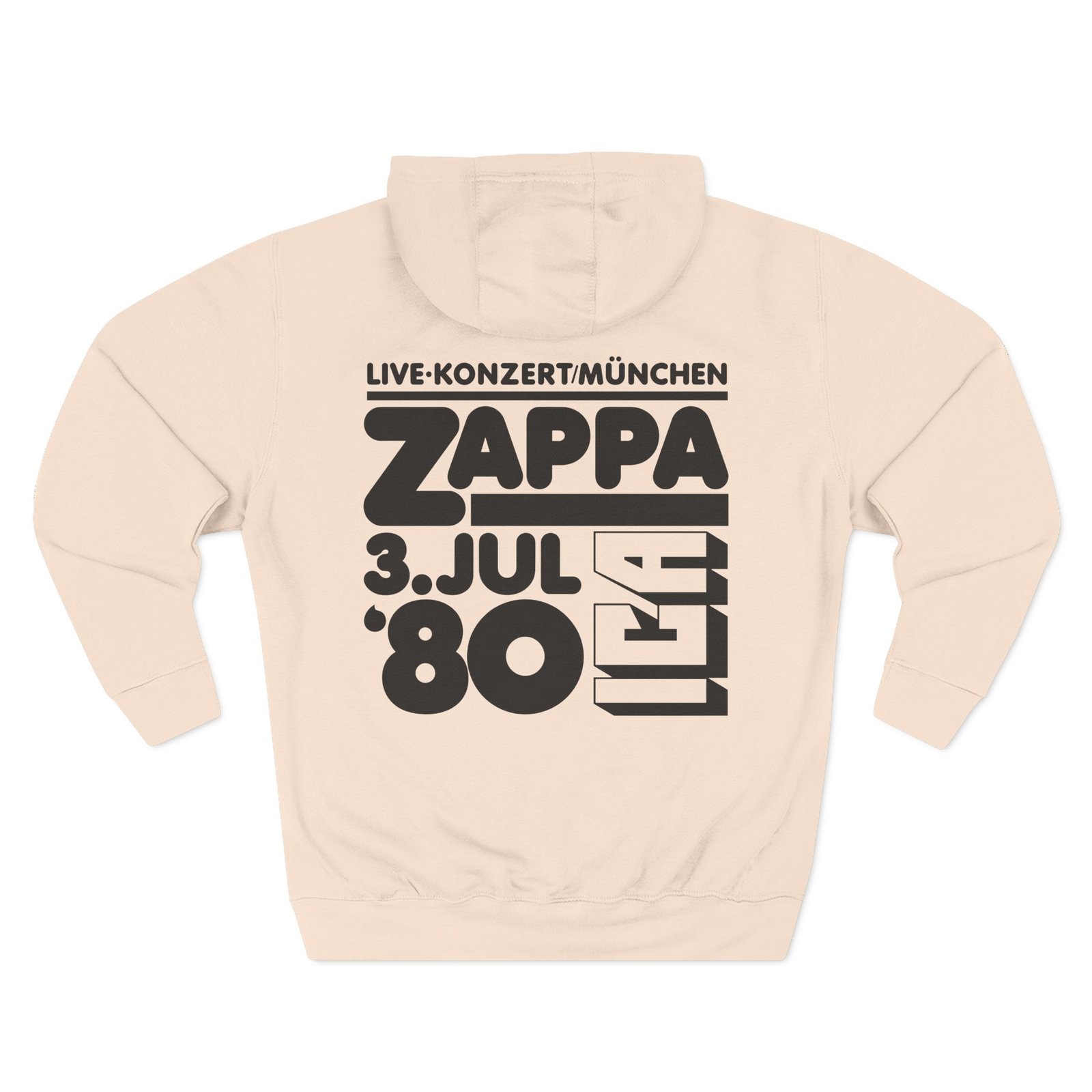 Frank Zappa 80 Munich Three-Panel Fleece Hoodie