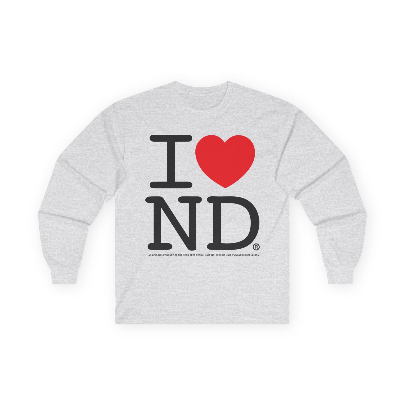 Neck Deep I <3 ND Unisex Ultra Cotton Long Sleeve Tee