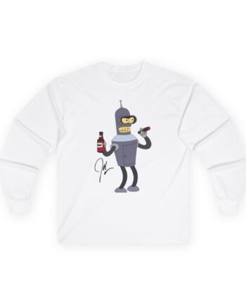 John Dimaggio Futurama Bender Unisex Ultra Cotton Long Sleeve Tee