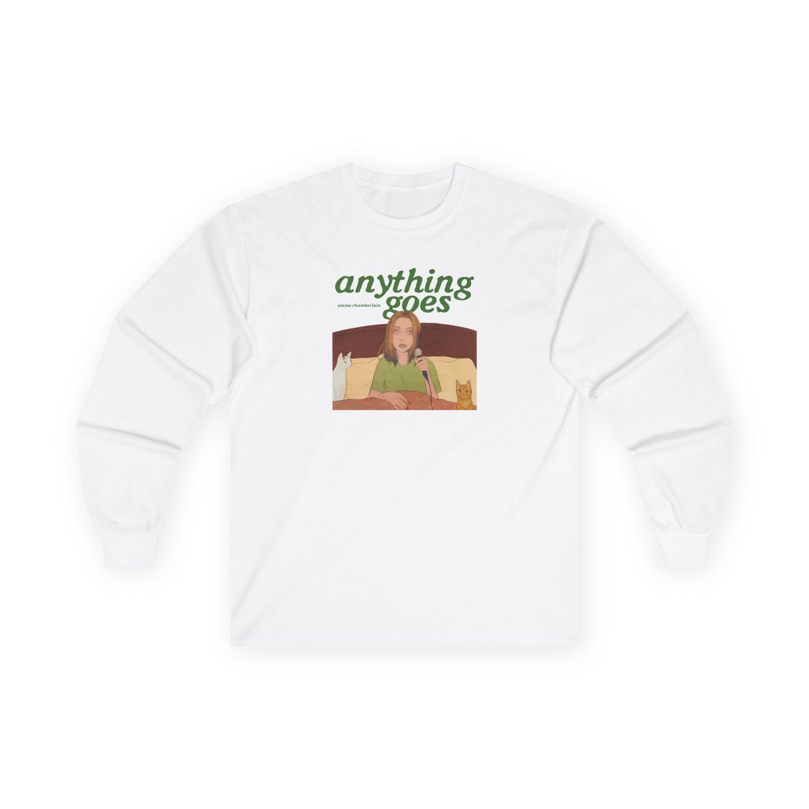 Emma Chamberlain Anything Goes Unisex Ultra Cotton Long Sleeve Tee