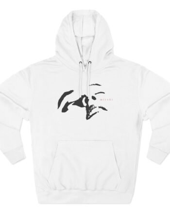 Mitski Face Three-Panel Fleece Hoodie