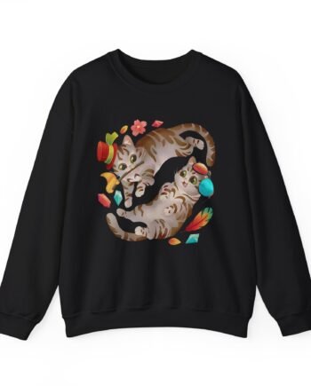 Goodtimeswithscar Scarverse Kitties Unisex Heavy Blend™ Crewneck Sweatshirt