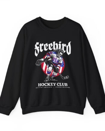 Lynyrd Skynyrd X Spittin Chiclets Freebird Hockey Club Unisex Heavy Blend™ Crewneck Sweatshirt