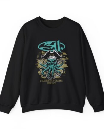 113 Caribbean Cruise 2025 Octopus Pirate Unisex Heavy Blend™ Crewneck Sweatshirt