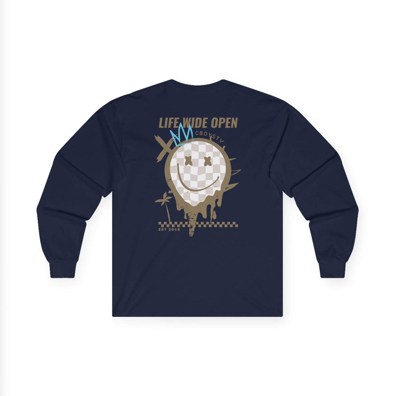 Cboystv Tan Rockstar Unisex Ultra Cotton Long Sleeve Tee