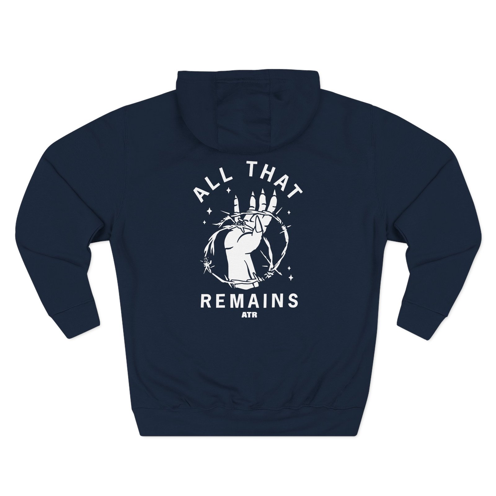 All That Remains Barbed Wire Three-Panel Fleece Hoodie
