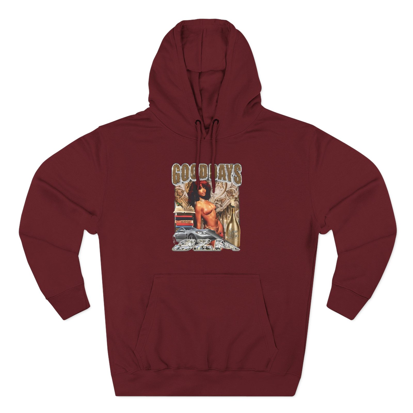 Sza Sos Good Days Three-Panel Fleece Hoodie