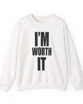 Elle Fanning I'm Worth It Unisex Heavy Blend™ Crewneck Sweatshirt