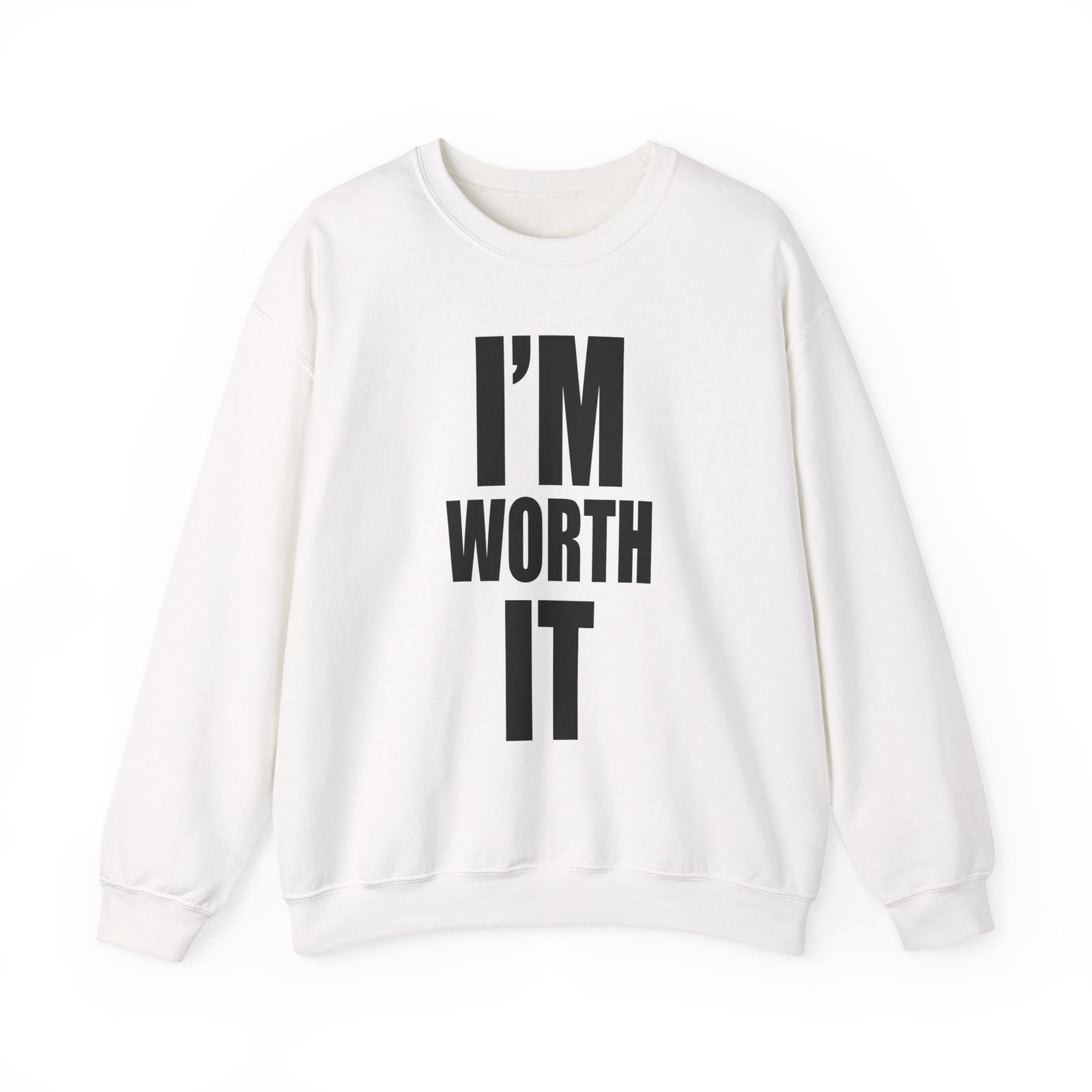Elle Fanning I'm Worth It Unisex Heavy Blend™ Crewneck Sweatshirt
