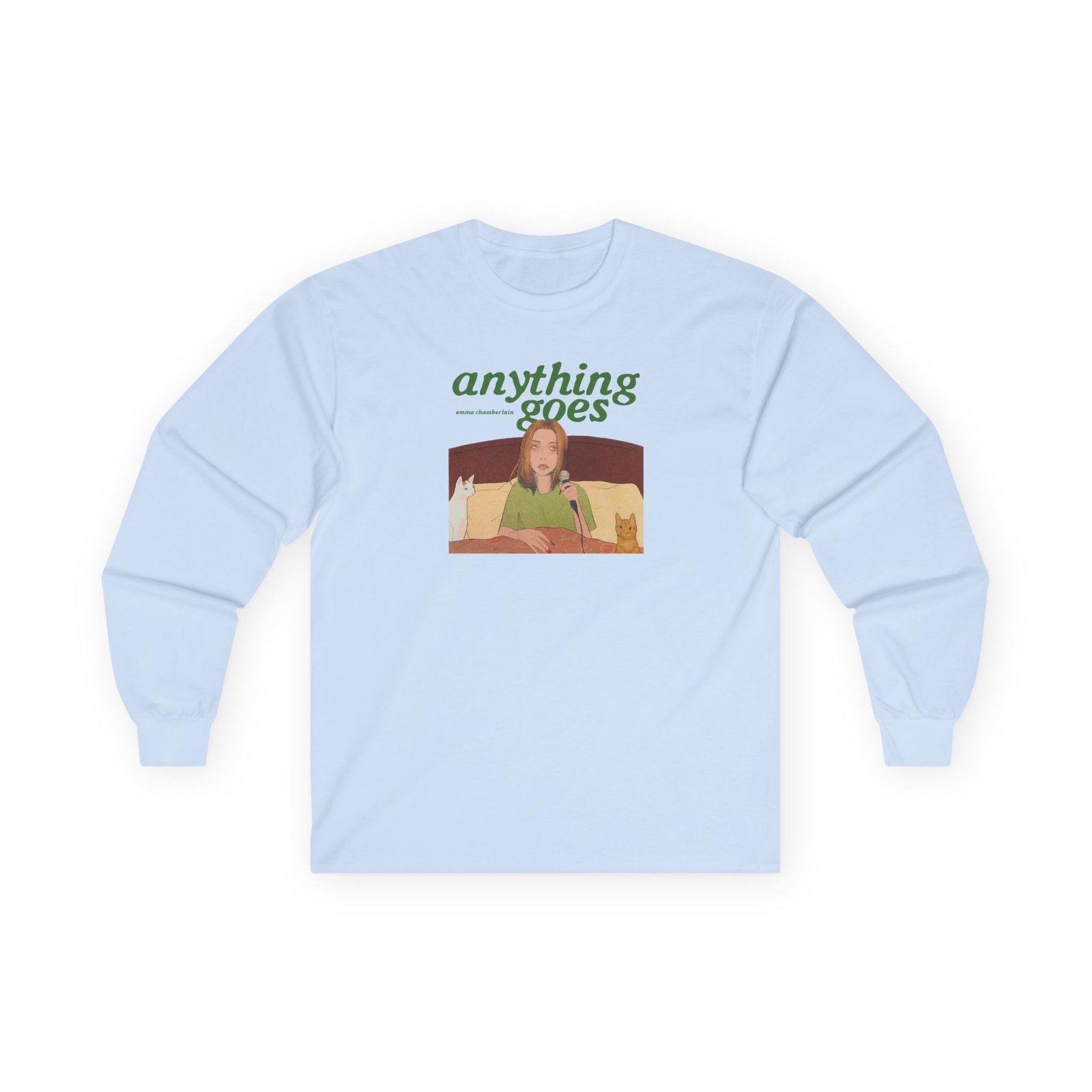 Emma Chamberlain Anything Goes Unisex Ultra Cotton Long Sleeve Tee
