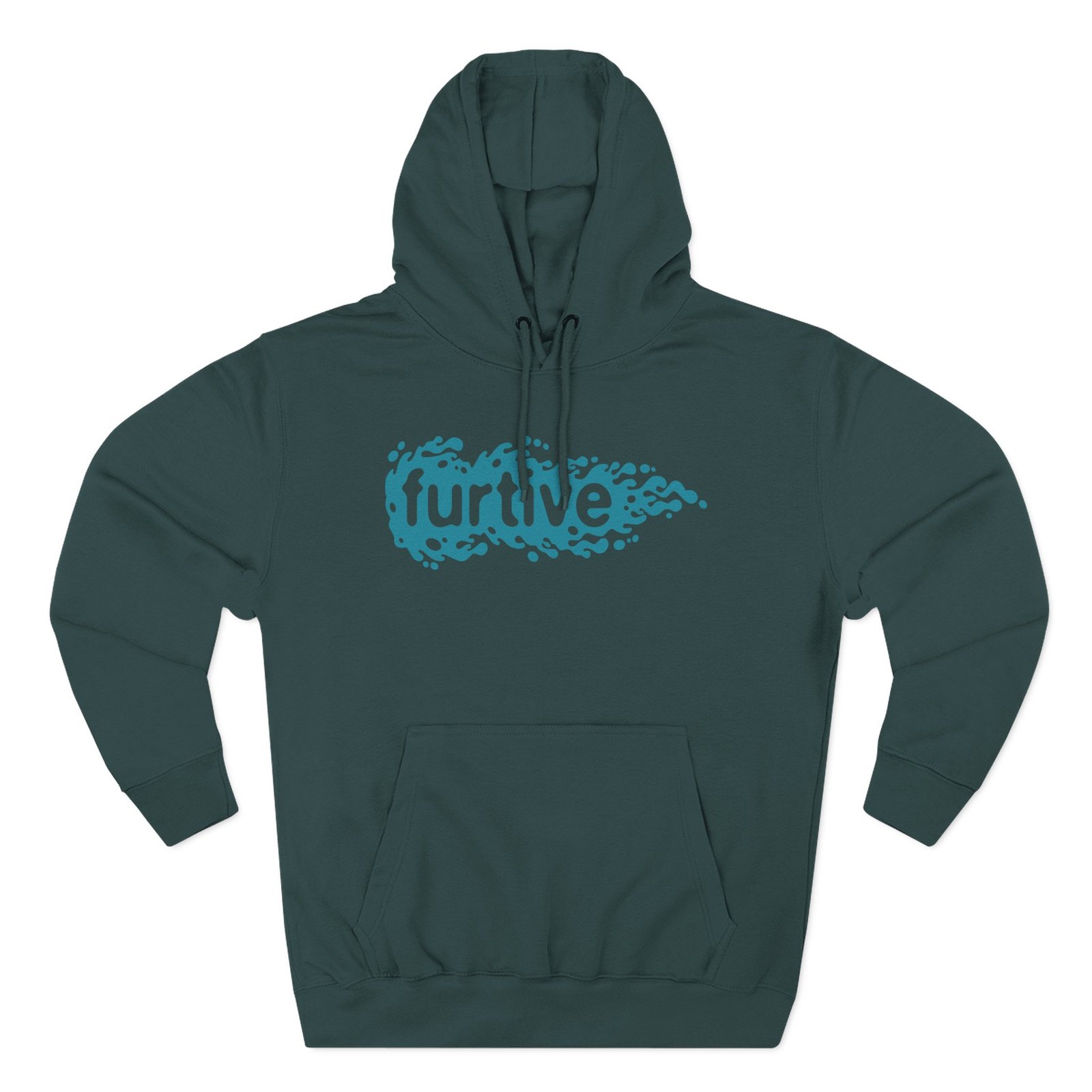 Neds Atomic Dustbin Furtive Three-Panel Fleece Hoodie