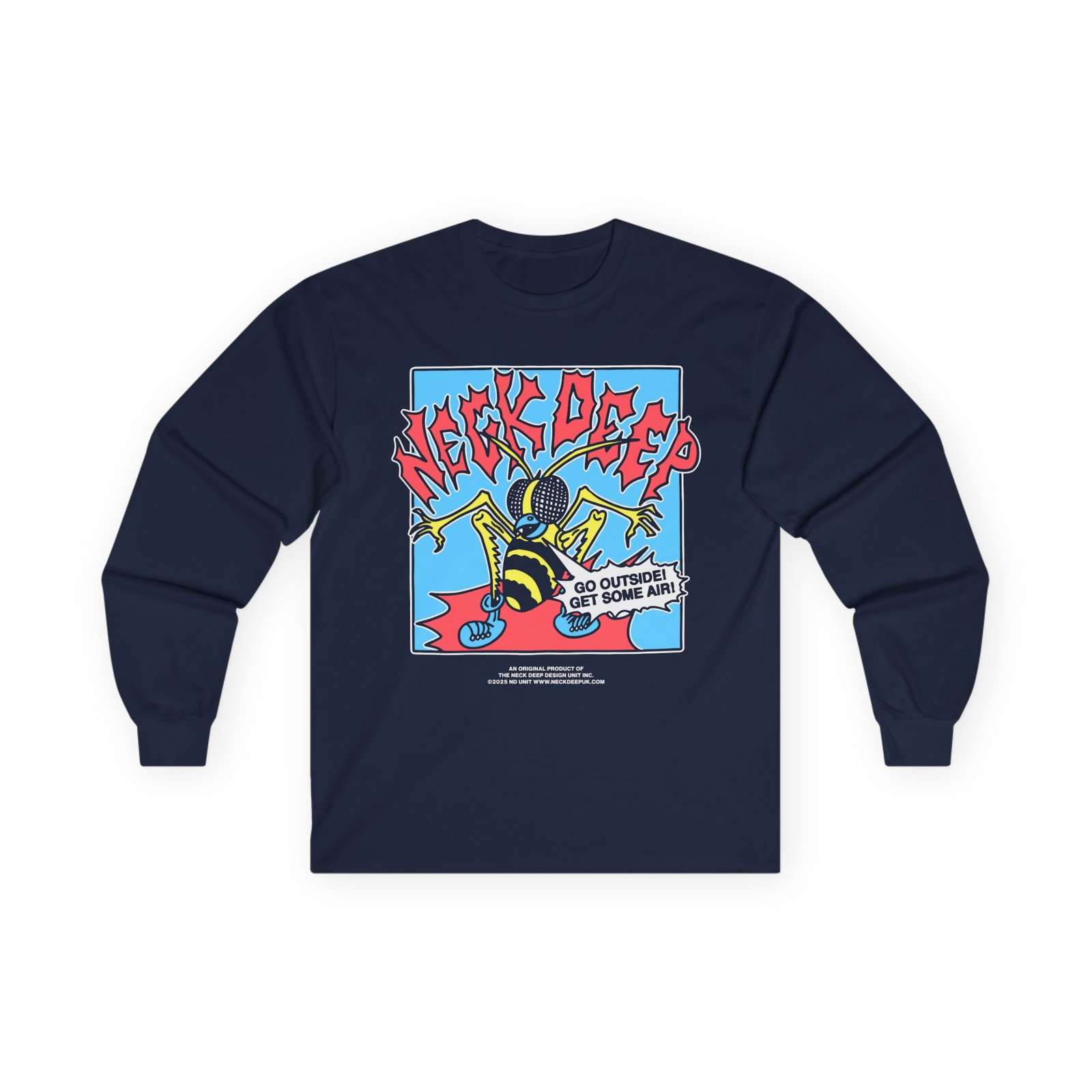 Neck Deep Go Outside Unisex Ultra Cotton Long Sleeve Tee