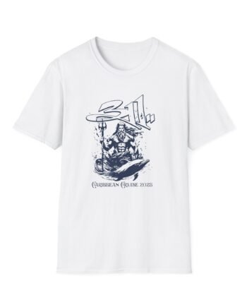 113 Caribbean Cruise 2025 Poseidon Unisex Softstyle T-Shirt
