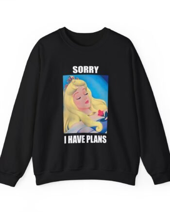Elle Fanning Sorry I Have Plans Unisex Heavy Blend™ Crewneck Sweatshirt