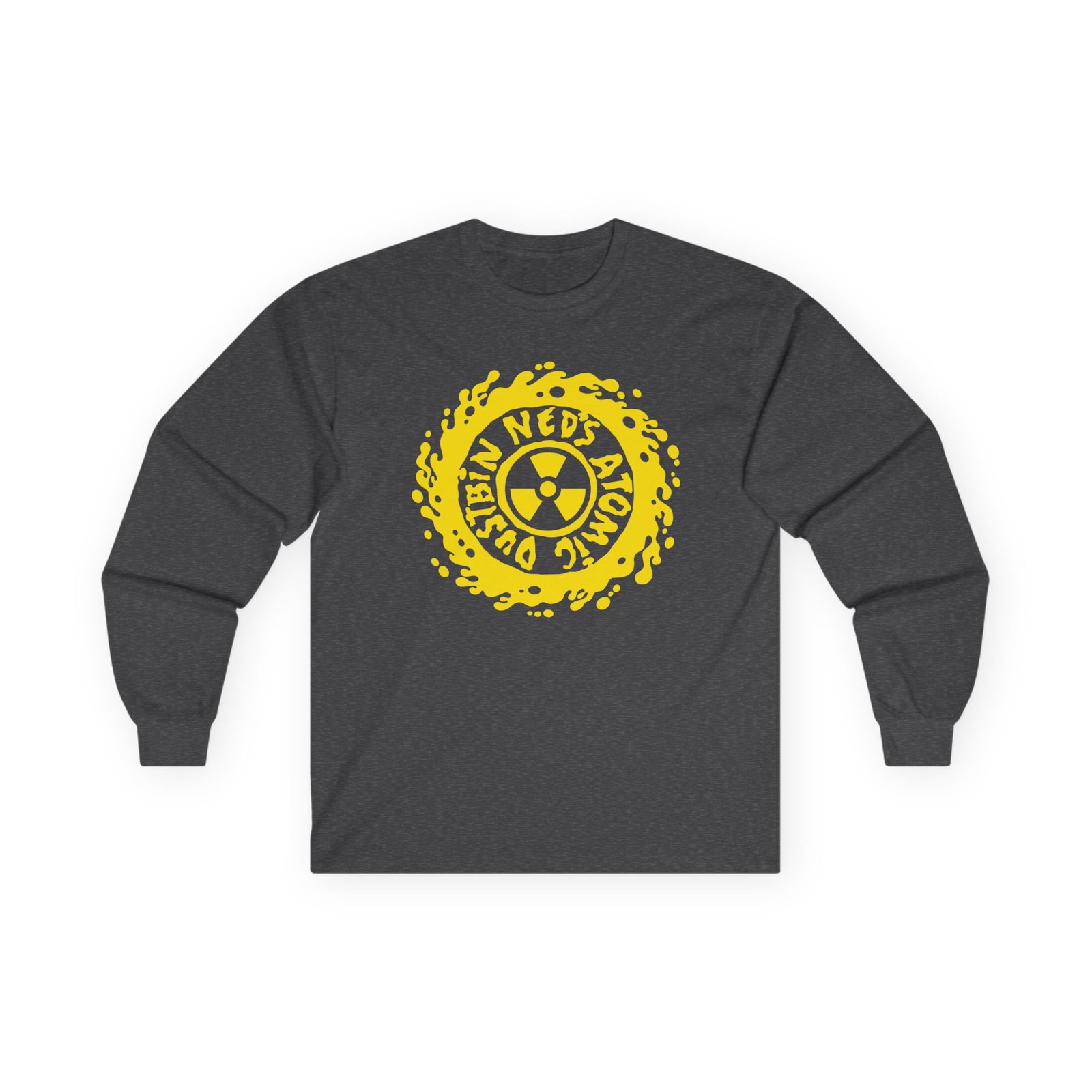 Neds Atomic Dustbin Hectic Indie Rock Logo Unisex Ultra Cotton Long Sleeve Tee