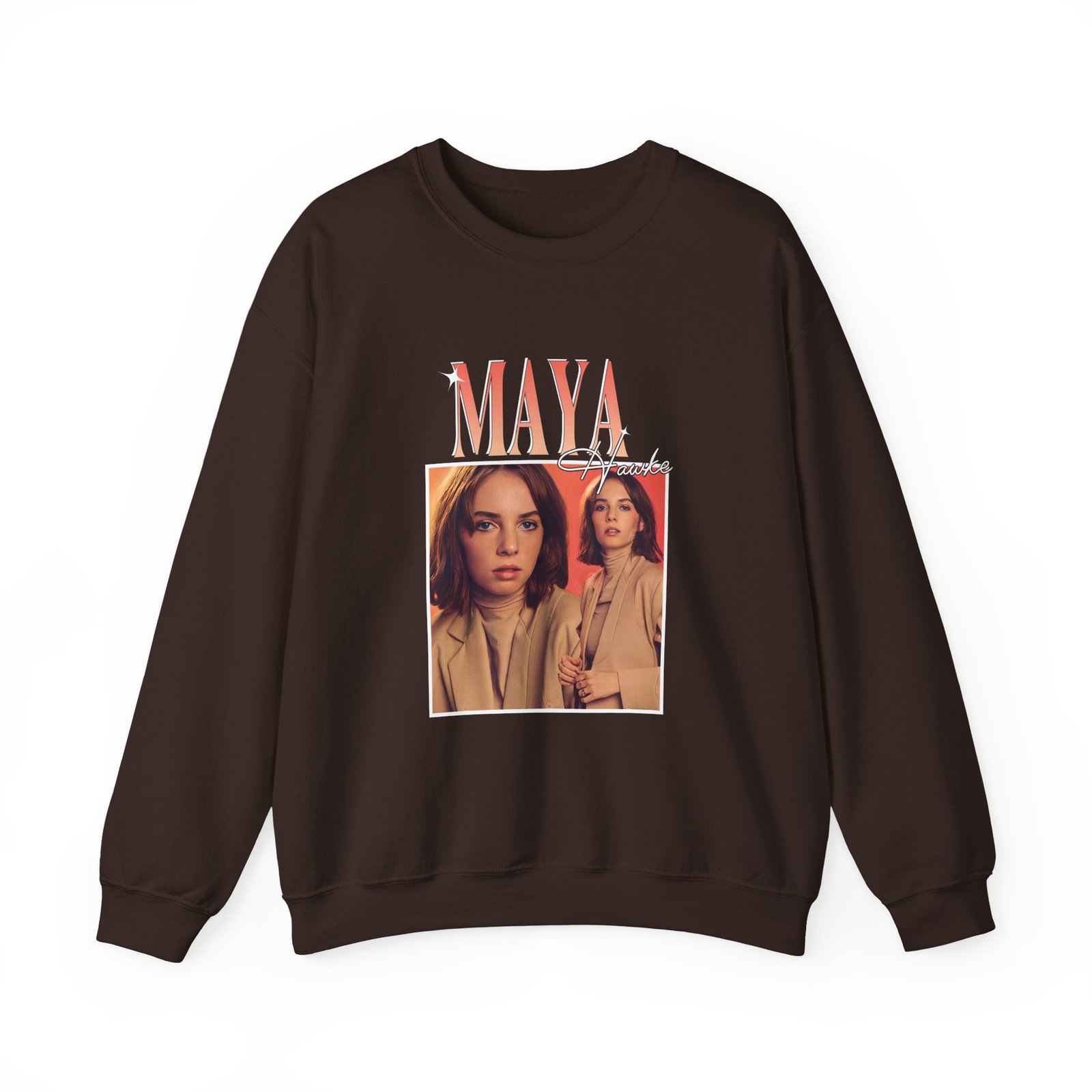 Maya Hawke Unisex Heavy Blend™ Crewneck Sweatshirt