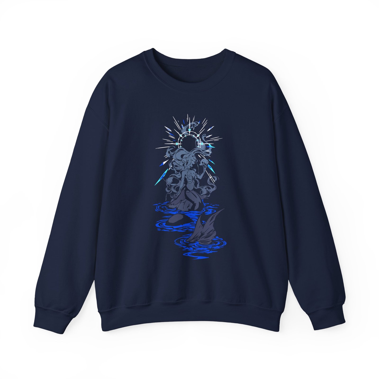 Vshojo Moonlit Siren Unisex Heavy Blend™ Crewneck Sweatshirt