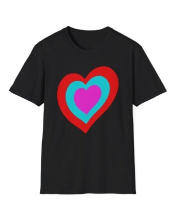 Eurovision Heart Unisex Softstyle T-Shirt