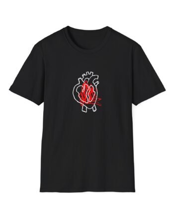 Neil Young Heart Solo Unisex Softstyle T-Shirt