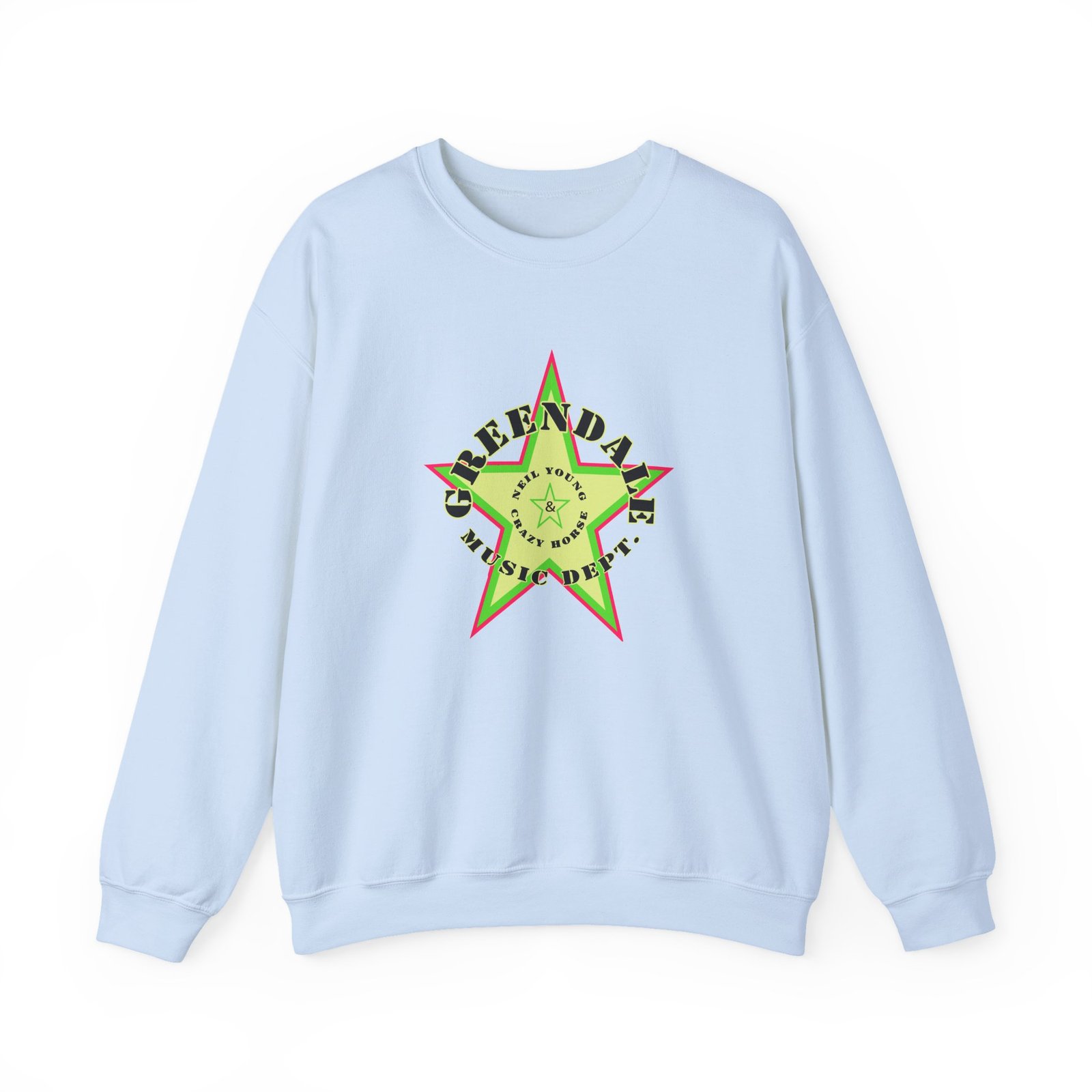 Neil Young Greendale Star Unisex Heavy Blend™ Crewneck Sweatshirt