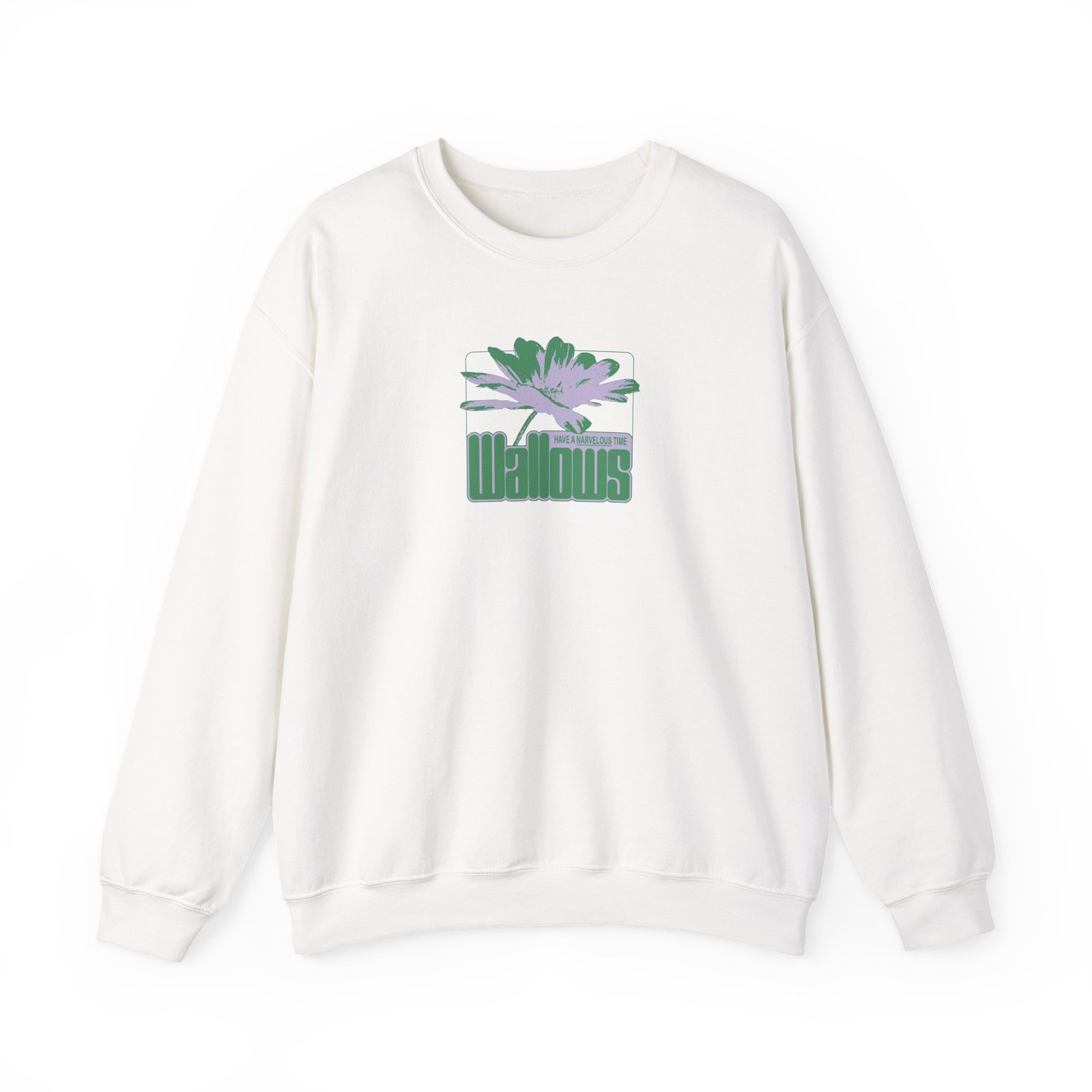 Wallows Marvelous Flower Unisex Heavy Blend™ Crewneck Sweatshirt