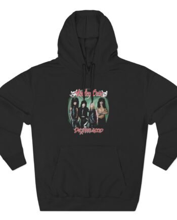 Motley Crue Dr. Feelgood Photo Three-Panel Fleece Hoodie