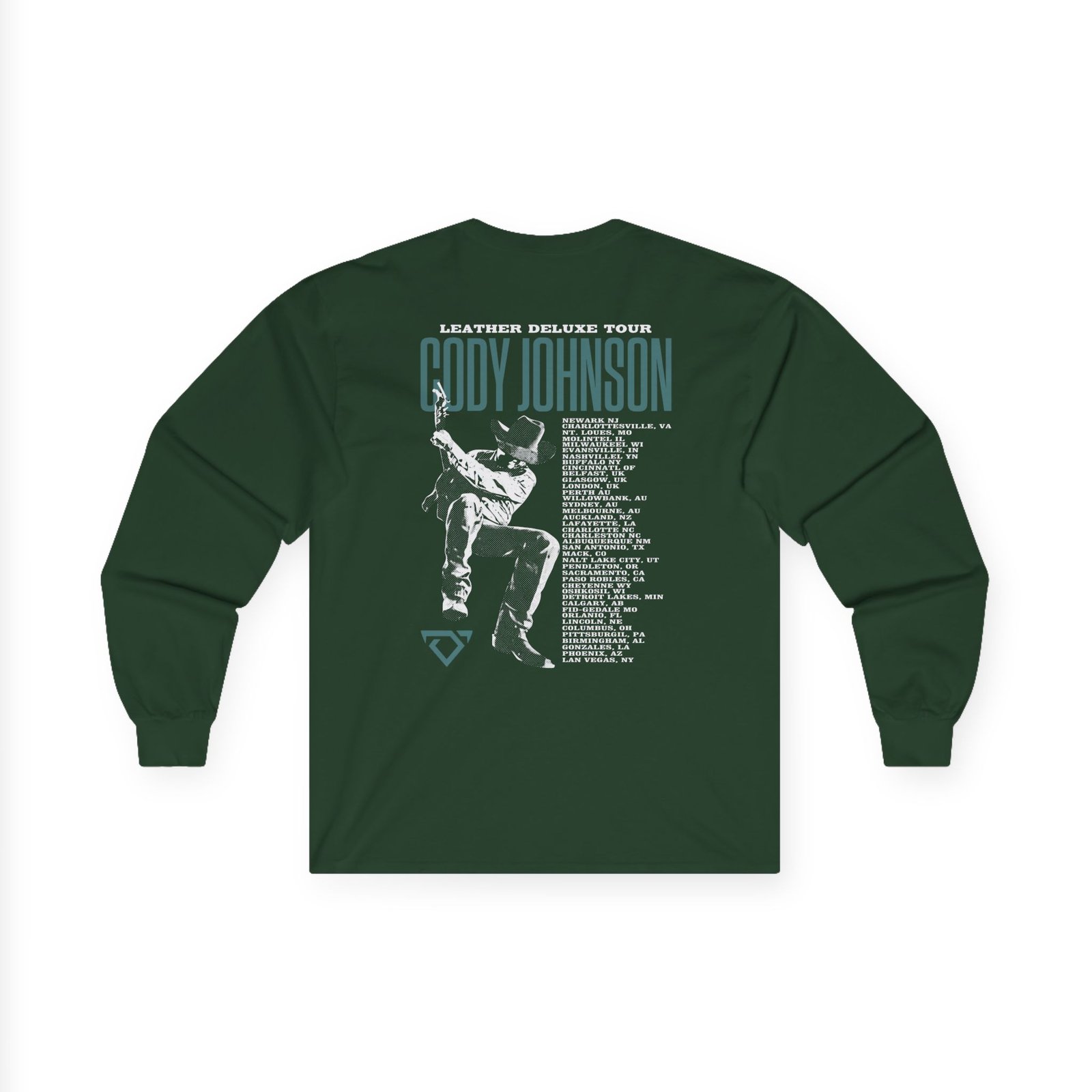 Cody Johnson Leather Deluxe Photo Tour Unisex Ultra Cotton Long Sleeve Tee