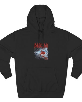 Deicide Once Upon The Cross Cover Three-Panel Fleece Hoodie