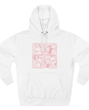 Vshojo Ironmouse X Gloomy Bear Three-Panel Fleece Hoodie